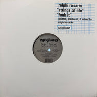 RALPHI ROSARIO / Strings Of Life / Funk It (KNG-78, 12inch)