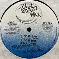 P.D.F. CREW / Do It (WCW-8802, 12inch)