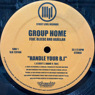 GROUP HOME / Handle Your B.I. / Streetlife (E.N.Y. Story)(Street Level – SLR120108, 12inch)