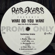 Ras-Kass Featuring Scipio / What Do You Want (EDJ 8030-1, 12inch)