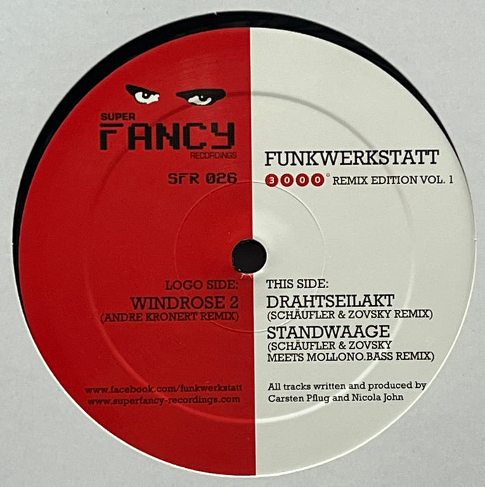 FUNKWERKSTATT / 3000° Remix Edition Vol. 1 (Superfancy Recordings – SFR 026, 12inch)