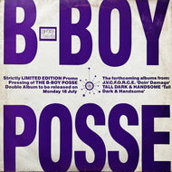 J.V.C. F.O.R.C.E. - TALL DARK & HANDSOME / B Boy Posse (BBOYD 3, LP)