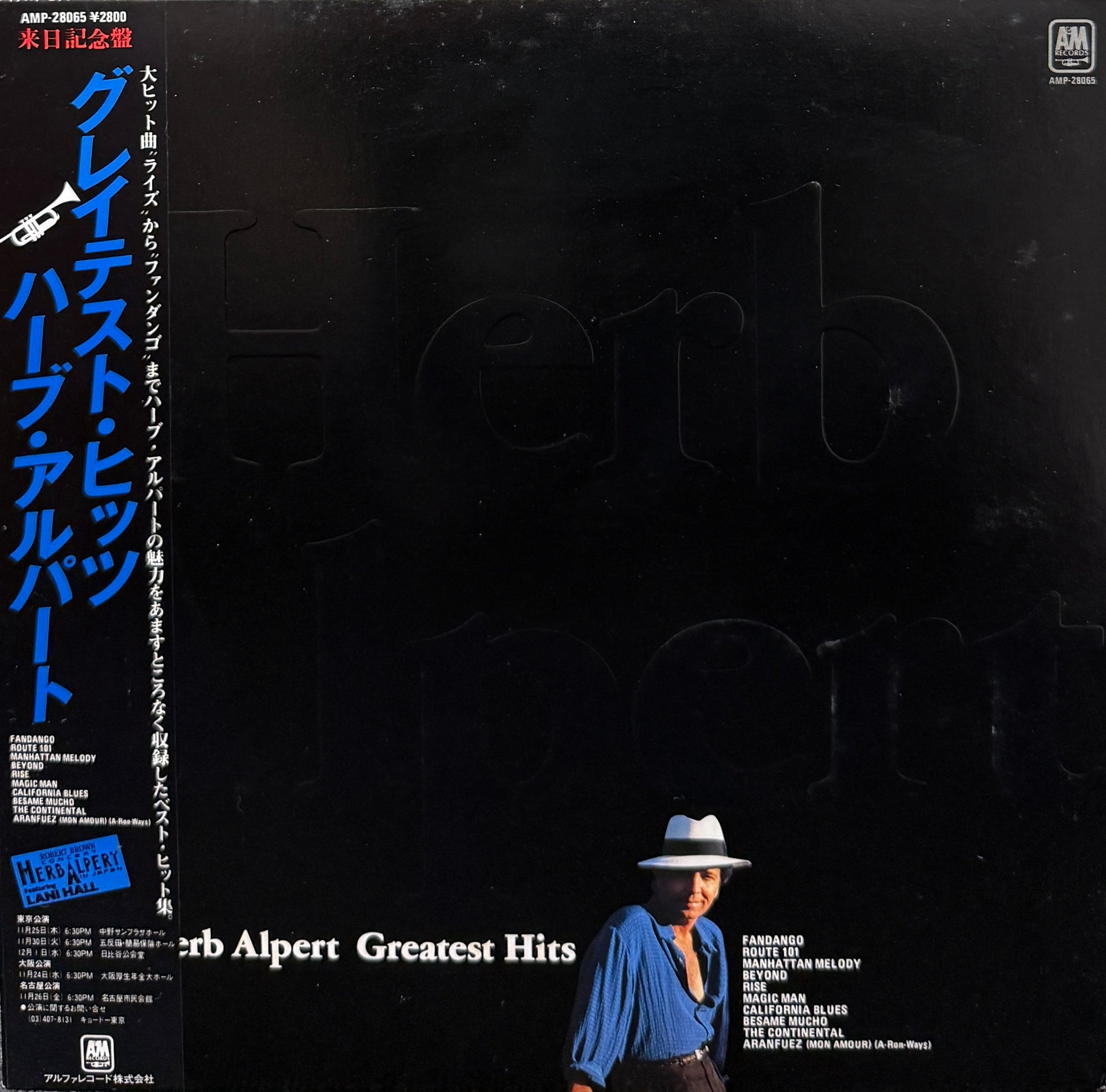 HERB ALPERT / Greatest Hits (inc. Beyond, Rise) LP 帯付 – TICRO MARKET