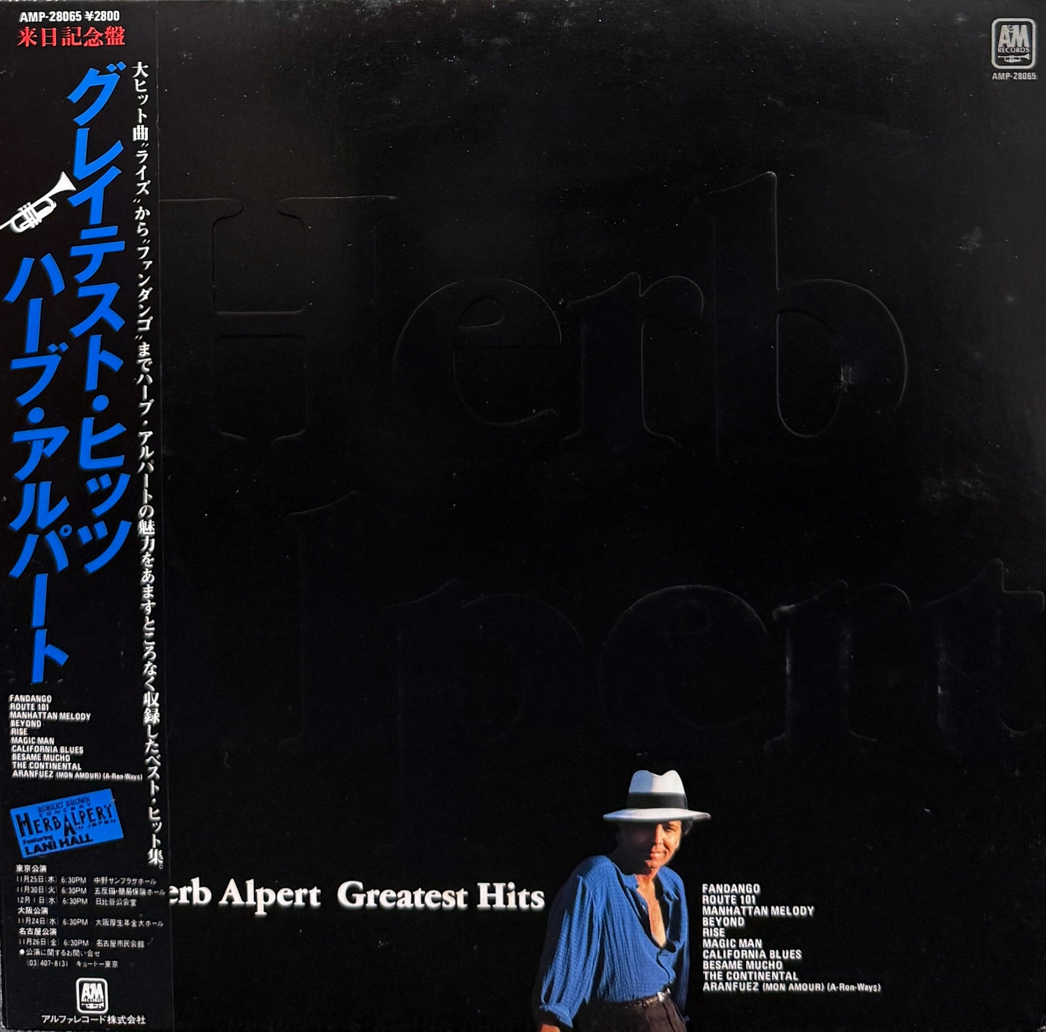 HERB ALPERT / Greatest Hits (inc. Beyond, Rise) LP 帯付 – TICRO MARKET