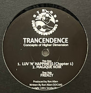 Transcendence / Concepts Of Higher Dimension (Strobe – STR003, 12inch)
