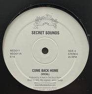 SECRET SOUNDS / Come Back Home (Million Dollar Disco – MDD011, 12inch)
