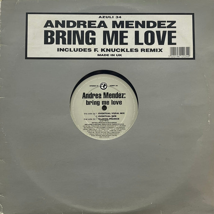 ANDREA MENDEZ / Bring Me Love (Azuli Records – AZNY 34, 12inch