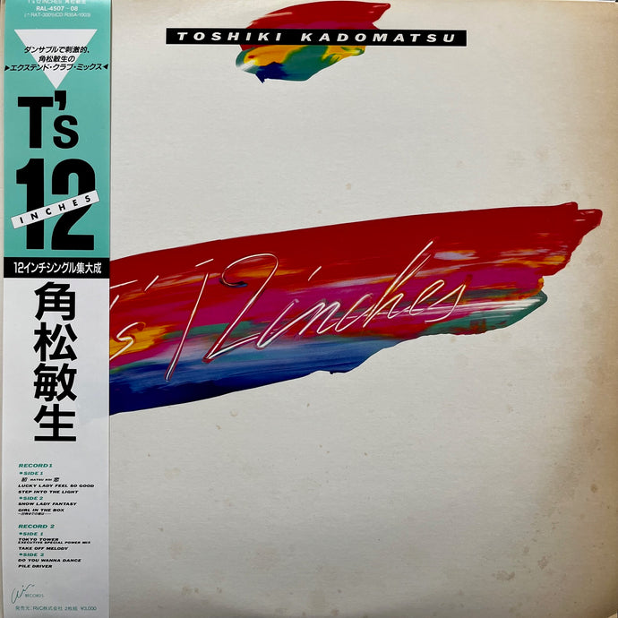 角松敏生 Toshiki Kadomatsu / T's 12 Inches (RAL-4507~08, 2LP) 帯付