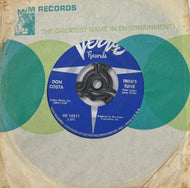 Don Costa ‎/ Illya Darling / Trini's Tune (  Verve Records ‎– VK-10511, 7inch )