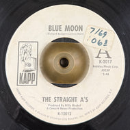 Straight A's / Blue Moon ( Kapp Records – K-2017, 7inch)