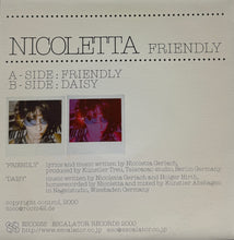 画像をギャラリービューアに読み込む, NICOLETTA / Friendly ( Escalator Records – ESC025S, 7inch)
