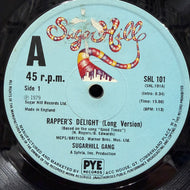 SUGARHILL GANG / Rapper's Delight (SHL 101, 12inch) 1979 UK Press