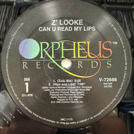 Z'LOOKE / Can U Read My Lips (Re-mixes January '89) V-72666, 12inch