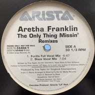 ARETHA FRANKLIN / The Only Thing Missin' (82876-55402-1, 12inch x 2) Promo