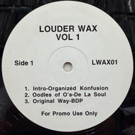 V.A. (De La Soul, Gang Starr) / Louder Wax Vol. 1 (LWAX01, 12inch)