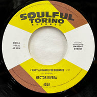 HECTOR RIVERA / I Want A Chance For Romance (STR001, 7inch)