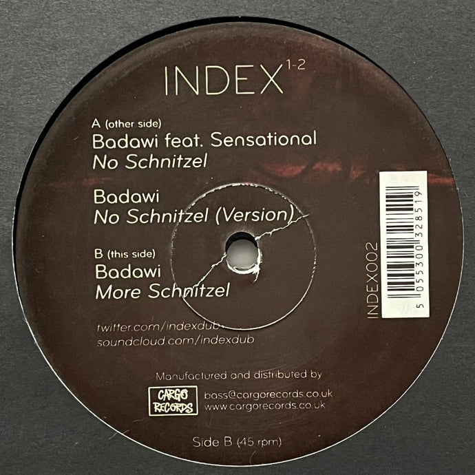 BADAWI / No Schnitzel (The Index – INDEX002, 12inch)