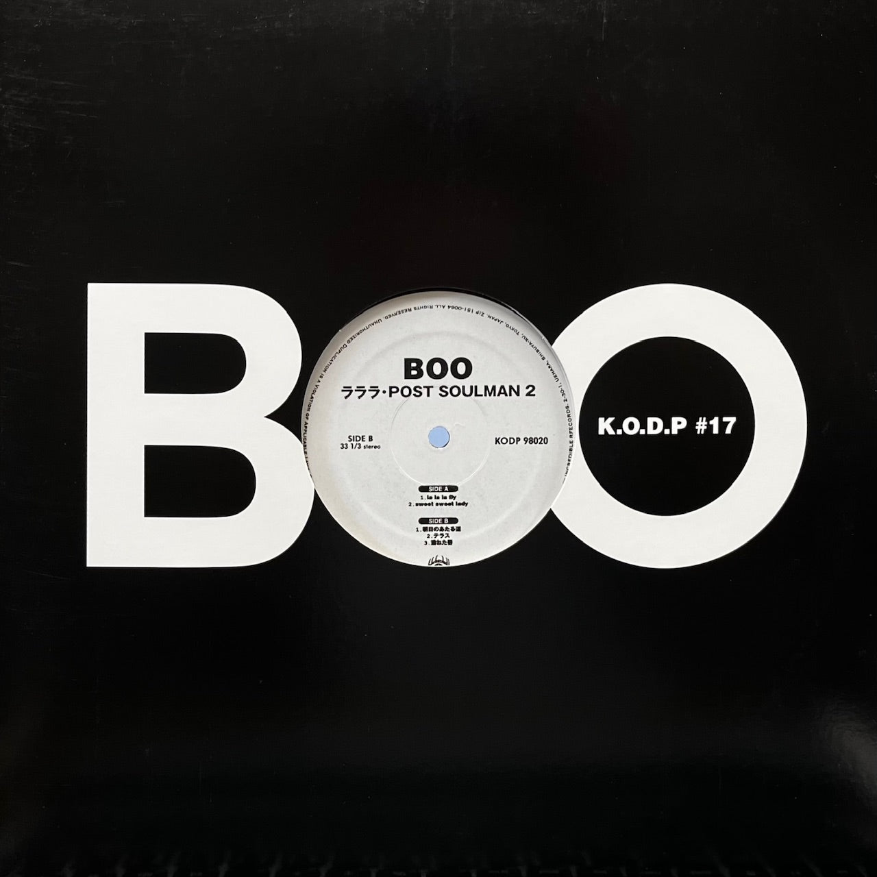 BOO / ラララ・Post Soulman 2 (KODP 98020, 12inch) – TICRO MARKET