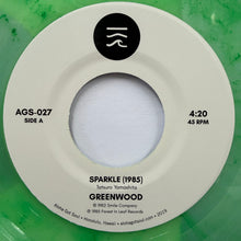 画像をギャラリービューアに読み込む, GREENWOOD / Sparkle (Green Marble Vinyl) (Aloha Got Soul – AGS-027, 7inch)
