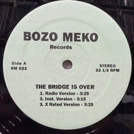 BOOGIE DOWN PRODUCTIONS- E,W&F / The Bridge Is Over /  Gazillian Rhyme (Remix) (BM 022, 12inch)
