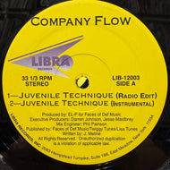 COMPANY FLOW / Juvenile Technique (Reissue, 12inch)