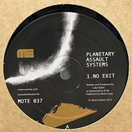 PLANETARY ASSAULT SYSTEMS / No Exit EP (Mote-Evolver – MOTE 037, 12inch)