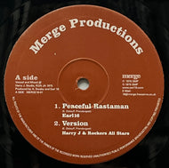 EARL 16 / Peaceful Rastaman / Malcolm X (Merge Productions – MERGE10-01, 10inch)