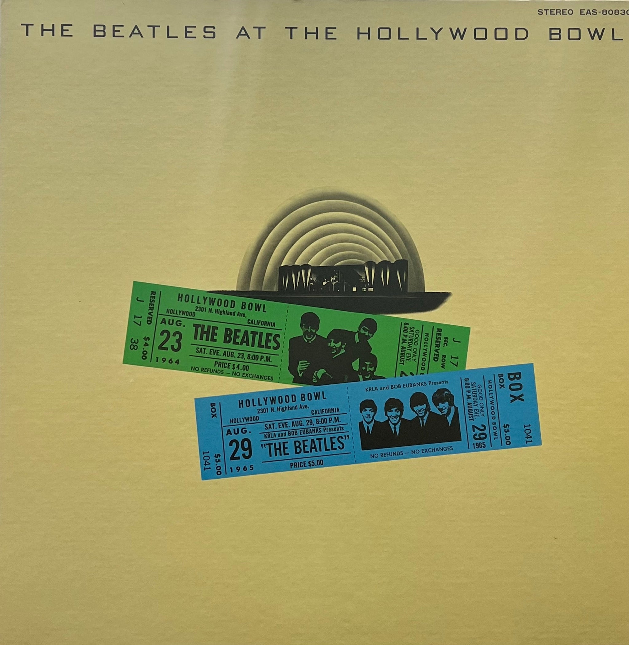 BEATLES / The Beatles At The Hollywood Bowl (Odeon – EAS-80830, LP