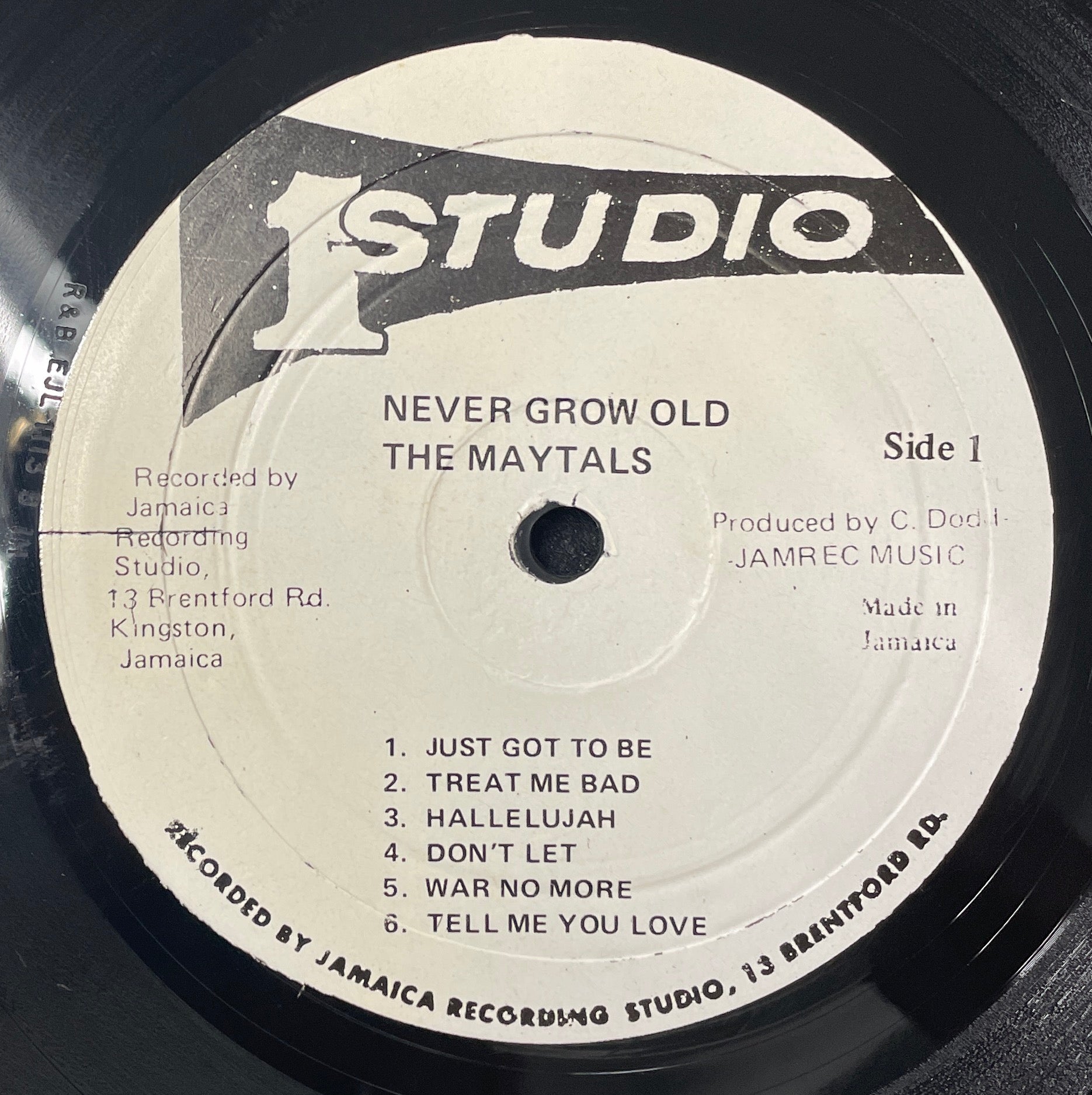 MAYTALS / Never Grow Old (Studio One, JBL 1113, LP) – TICRO MARKET