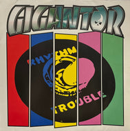 GIGANTOR / Rhythm / Trouble! (G-Force Records – GF010, LP) Blue Marbled Vinyl