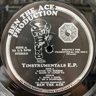 BEN THE ACE PRODUCTION / Yinstrumentals E.P. (SW-21001, 12inch)
