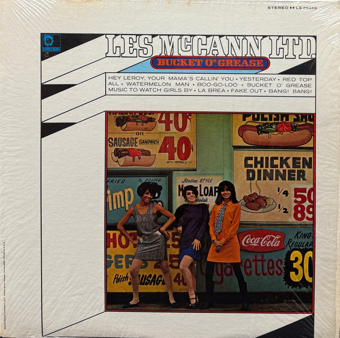 LES McCANN LTD. / Bucket O' Grease ( Limelight – LS 86043, LP