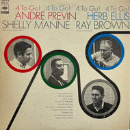 ANDRE PREVIN - HERB ELLIS - SHELLY MANNE - RAY BROWN / 4 To Go! (CBS/Sony – 20AP 1435, LP)