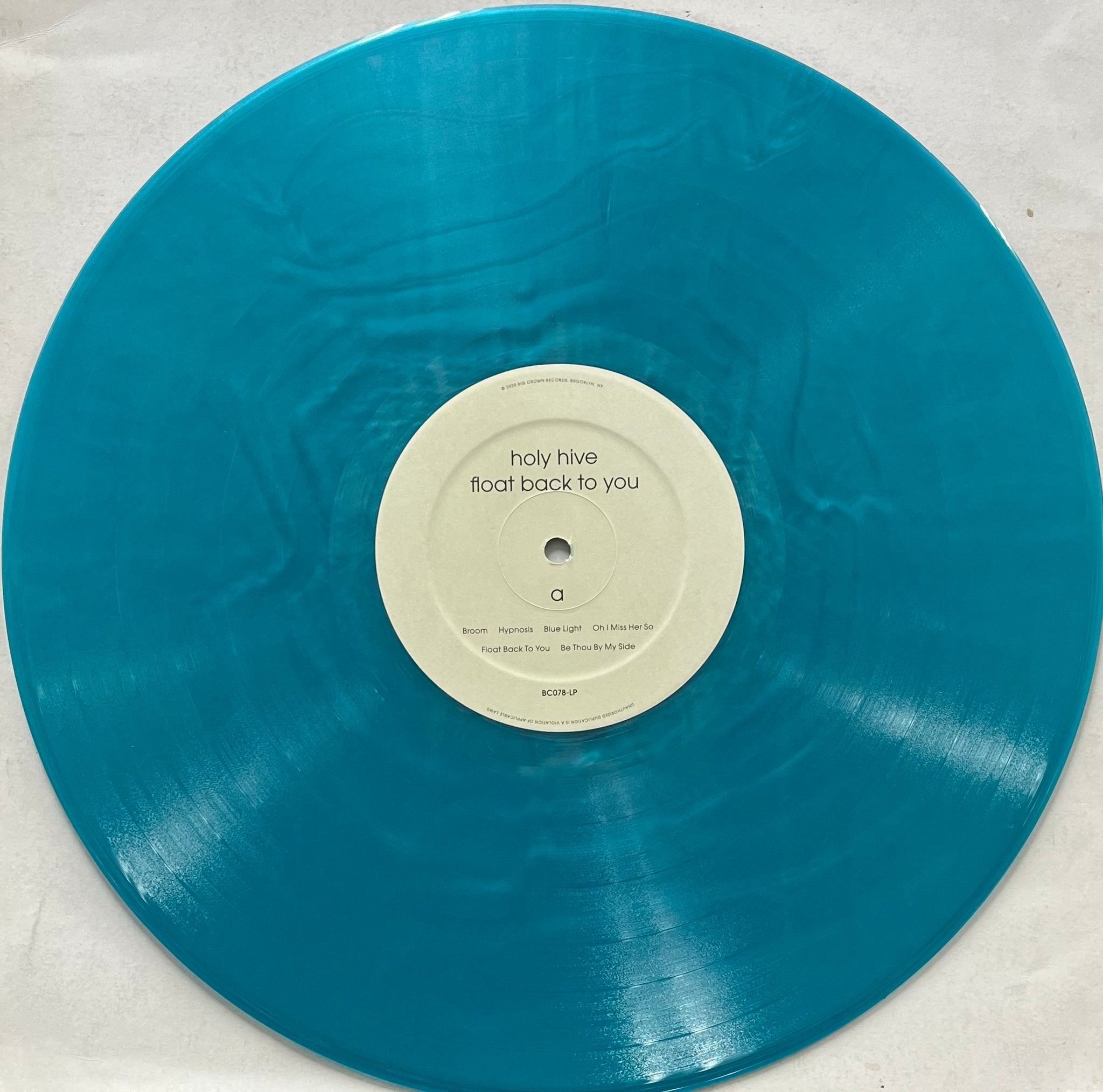 HOLY HIVE / Float Back To You (Blue Seafoam Vinyl) (Big Crown, BC078-L –  TICRO MARKET