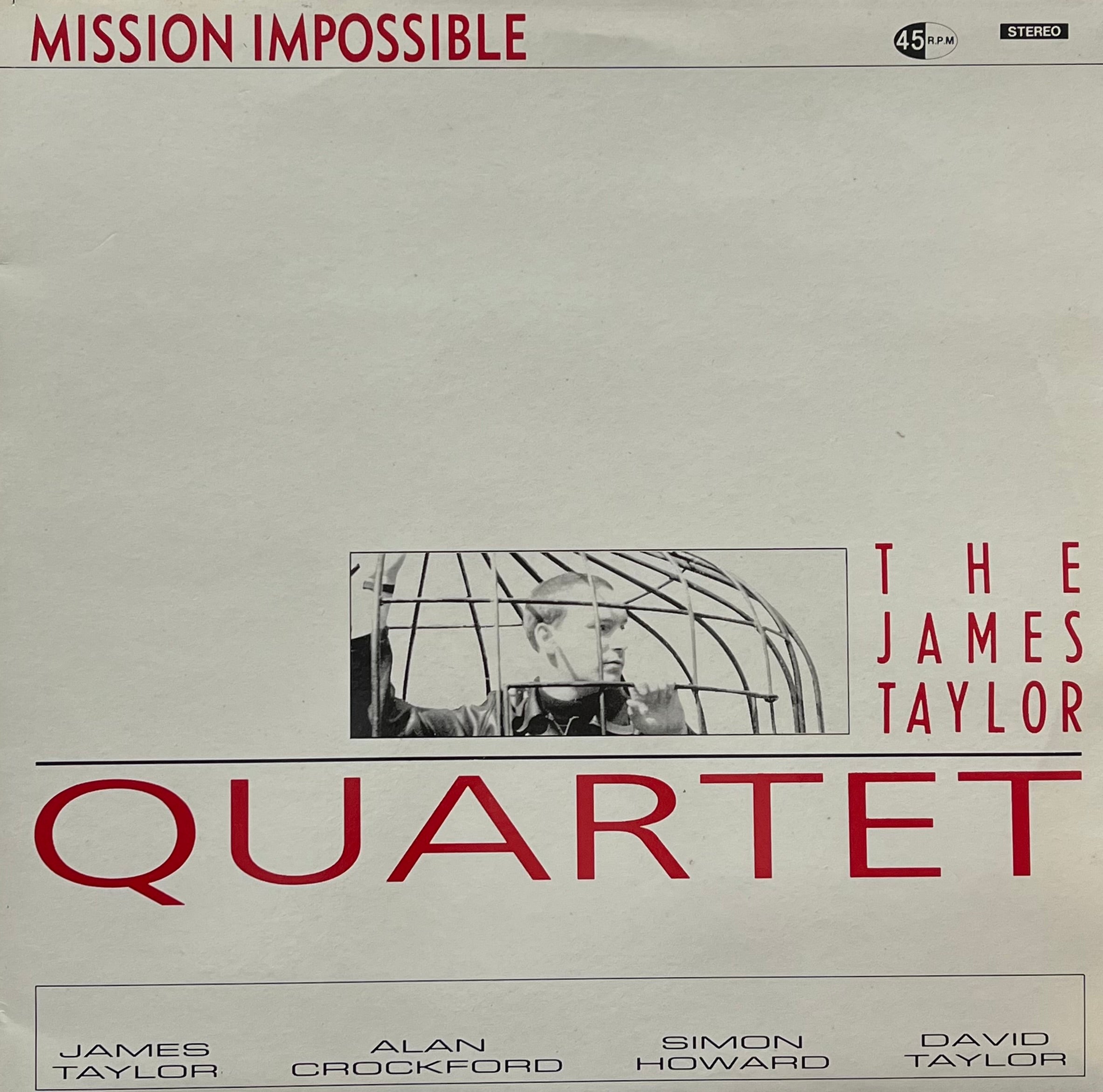 JAMES TAYLOR QUARTET / Mission Impossible (Acid Jazz – JAZID LP 82