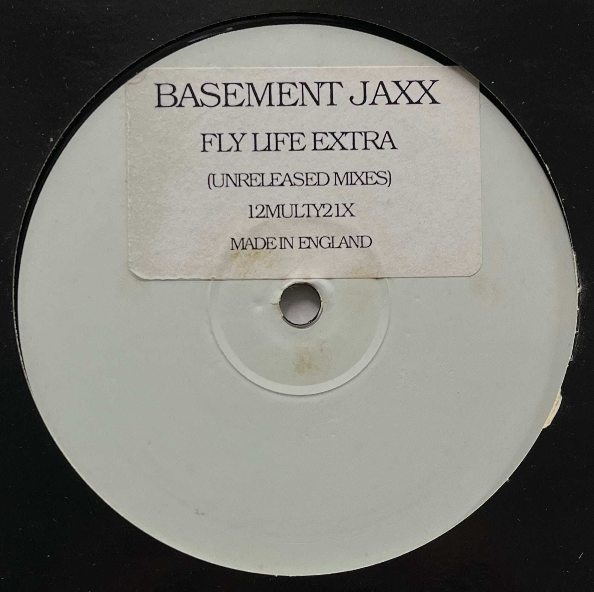 Basement Jaxx Fly Life Xtra アナログ盤 BASEMENT JAXX / Fly Life Extra (Unreleased Mixes) (12MULTY21X