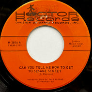 Unknown Artist / Can You Tell Me How To Get To Sesame Street (H-2804, 7inch)