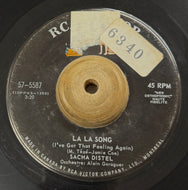 SACHA DISTEL / La La Song (I've Got That Feeling Again) RCA Victor – 57-5587, 7inch