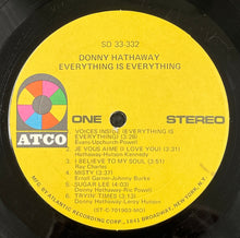 画像をギャラリービューアに読み込む, DONNY HATHAWAY / Everything Is Everything ( ATCO Records – SD 33-332, LP)
