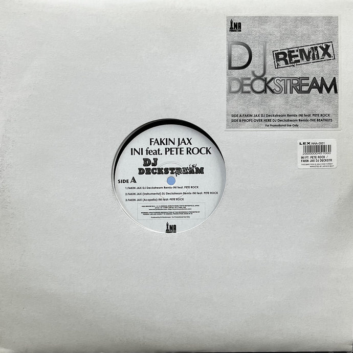 DJ DECKSTREAM / Fakin Jax (DJ Deckstream Remix) none, 12inch 