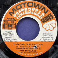 SMOKEY ROBINSON & THE MIRACLES / I Second That Emotion / If You Can Want (MOT-522, 7inch)