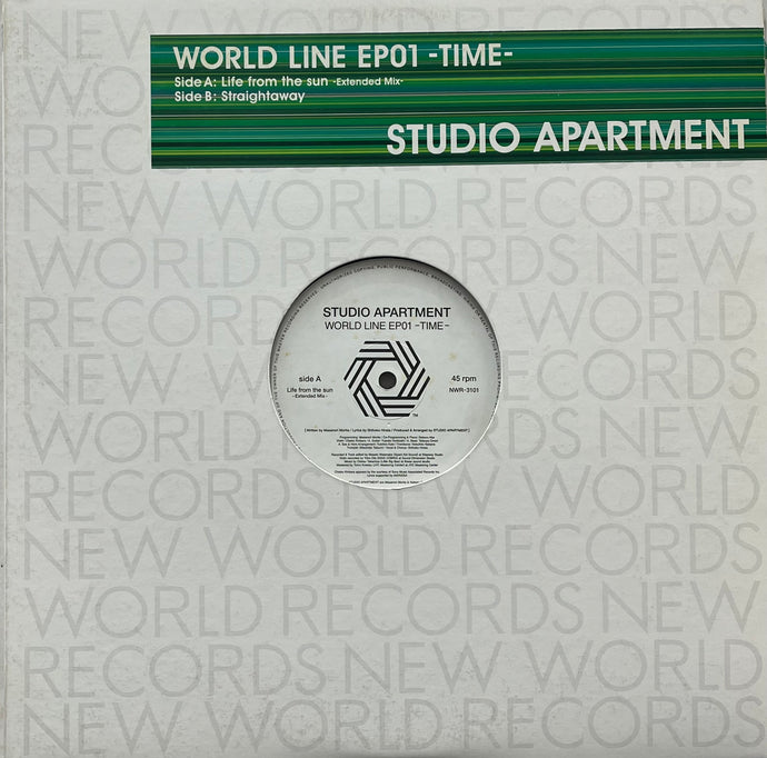 STUDIO APARTMENT / World Line EP01 - Time (New World Records– NWR-3101, 12inch)