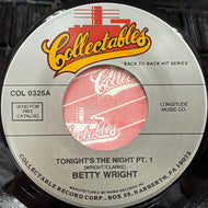 BETTY WRIGHT / Tonight's The Night PT.1 (COL 0325, 7inch)