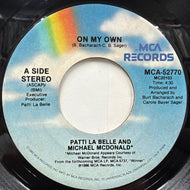 Patti LaBelle & Michael McDonald / On My Own (MCA-52770, 7inch)