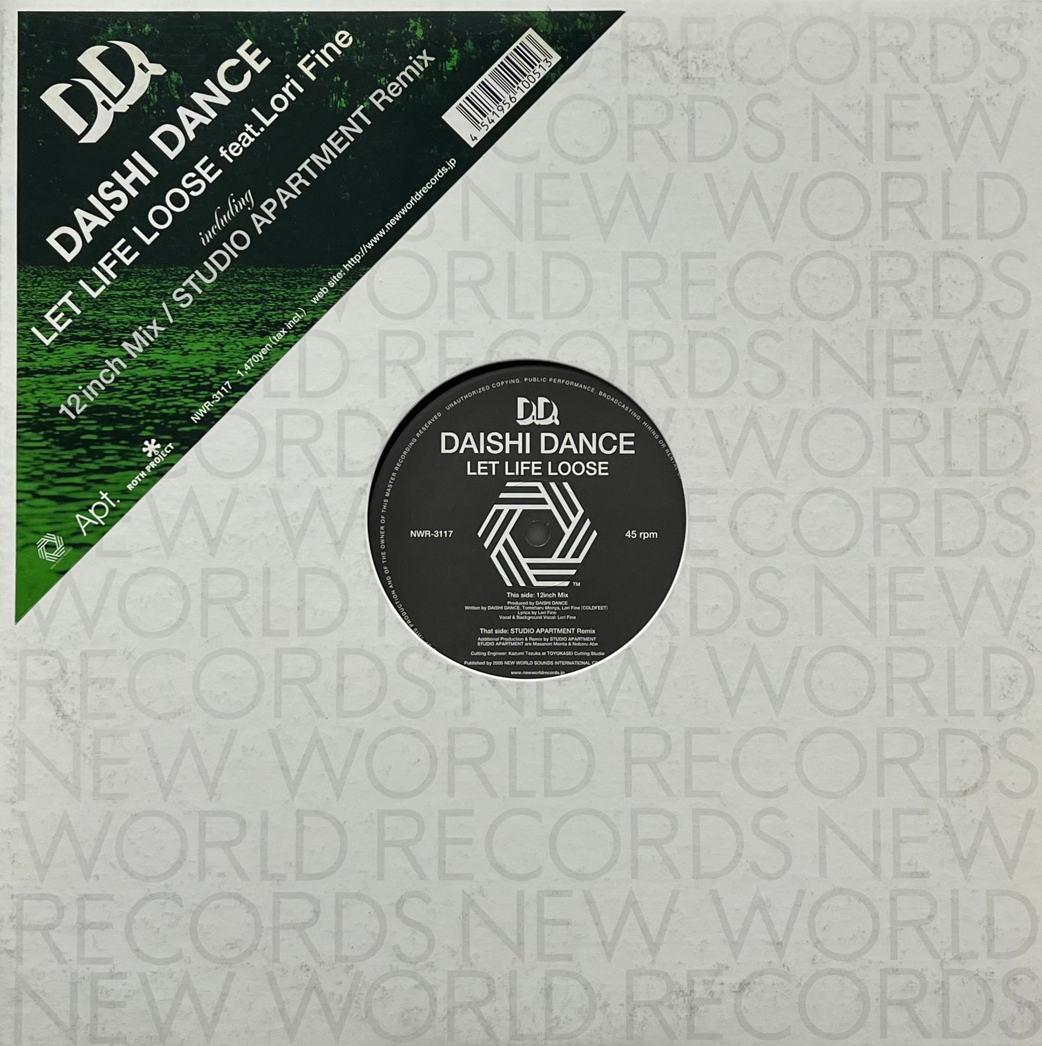 DAISHI DANCE / Let Life Loose (New World Records – NWR-3117