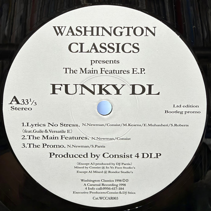 FUNKY DL / The Main Features E.P. (Reissue, 12inch) – TICRO MARKET