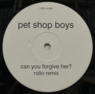 PET SHOP BOYS / Can You Forgive Her? (Rollo Remix) (Parlophone – 12RDJ 6348, 12inch)
