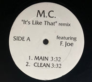 Mariah Carey / It's Like That (Remix)(None – MC-22205, 12inch)