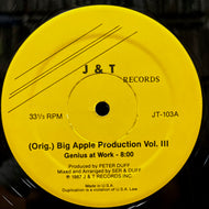 BIG APPLE PRODUCTION / (Orig.) Big Apple Production Vol. III (JT-103, 12inch)