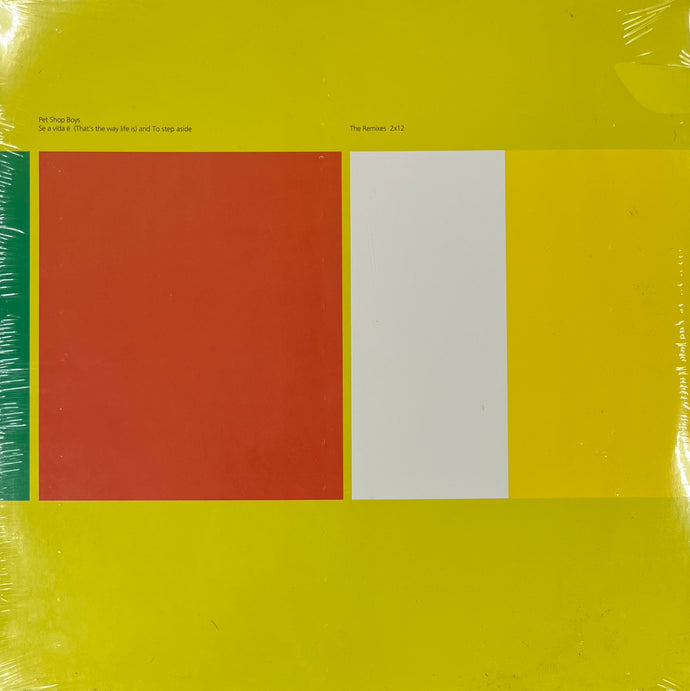 PET SHOP BOYS / SE A VIDA E (That's The Way Life Is) And To Step